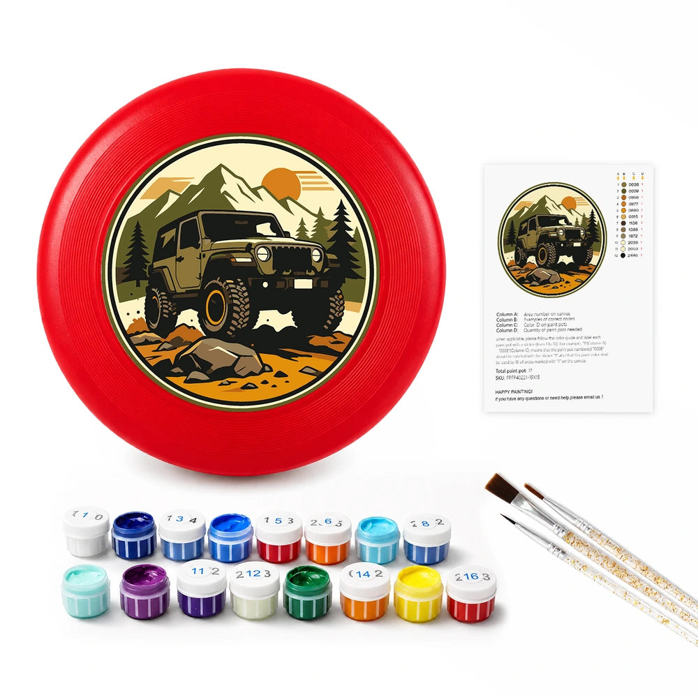 
Paint by Numbers - Frisbee | Off-Road Adventure