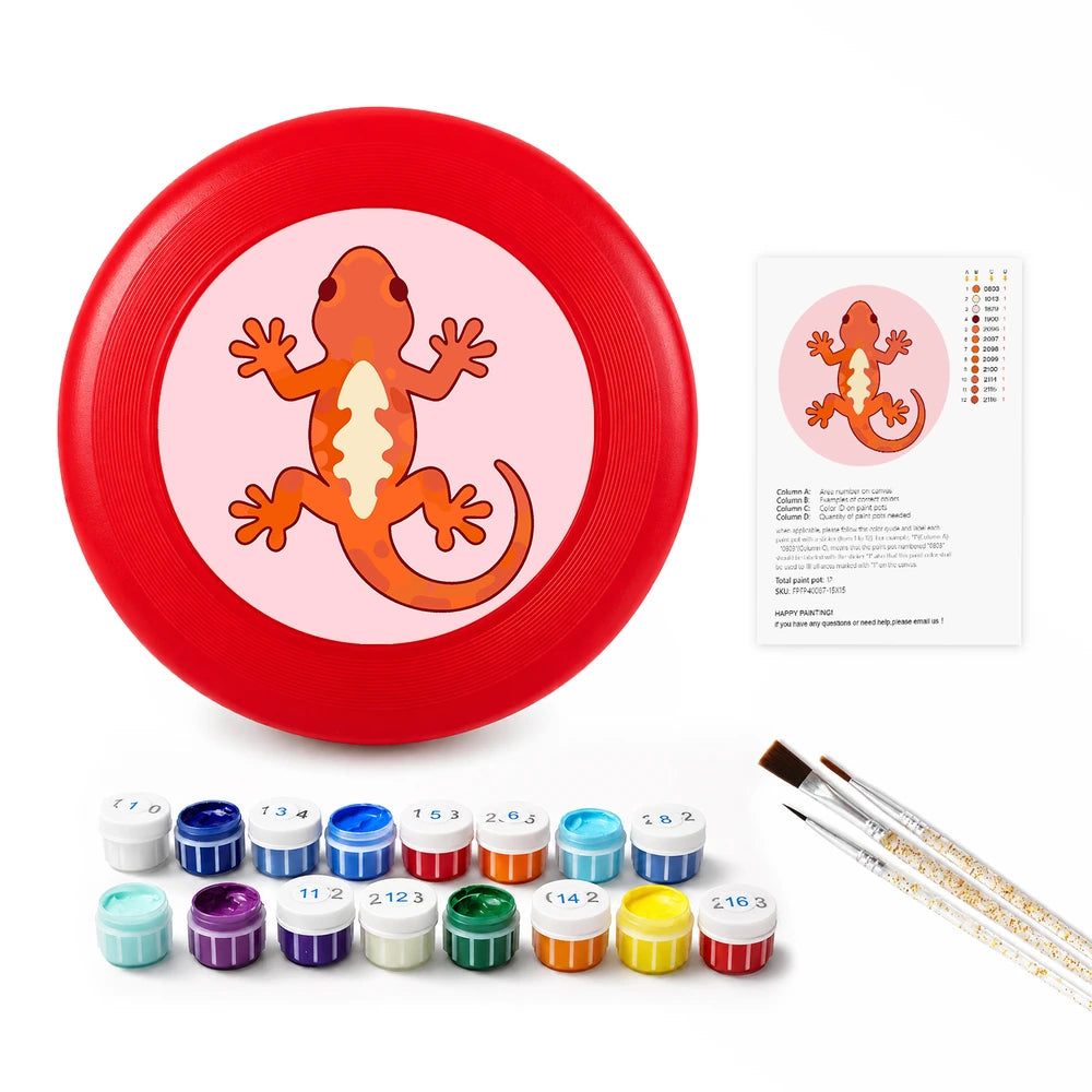 Paint by Numbers - Frisbee | Orange Lizard