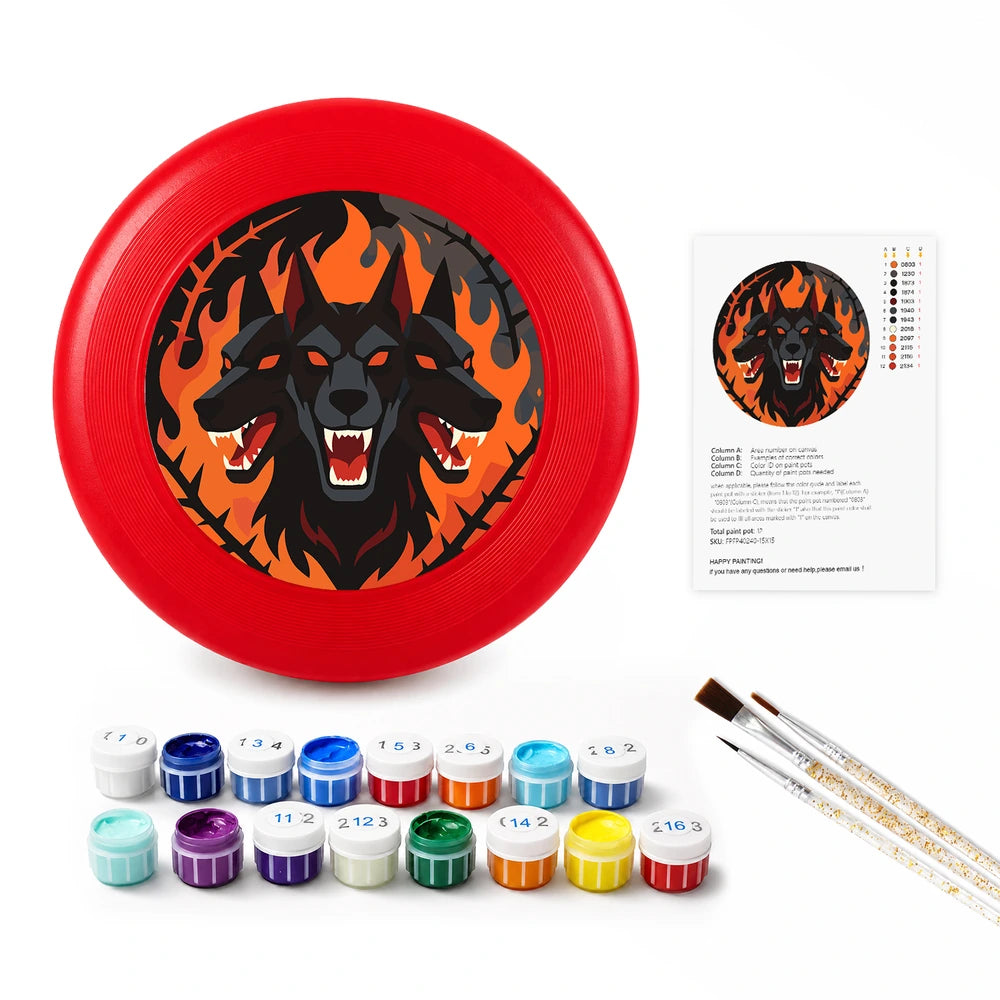 Paint by Numbers - Frisbee | Panther in Flames