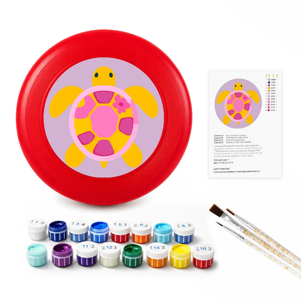 
Paint by Numbers - Frisbee | Pink Turtle