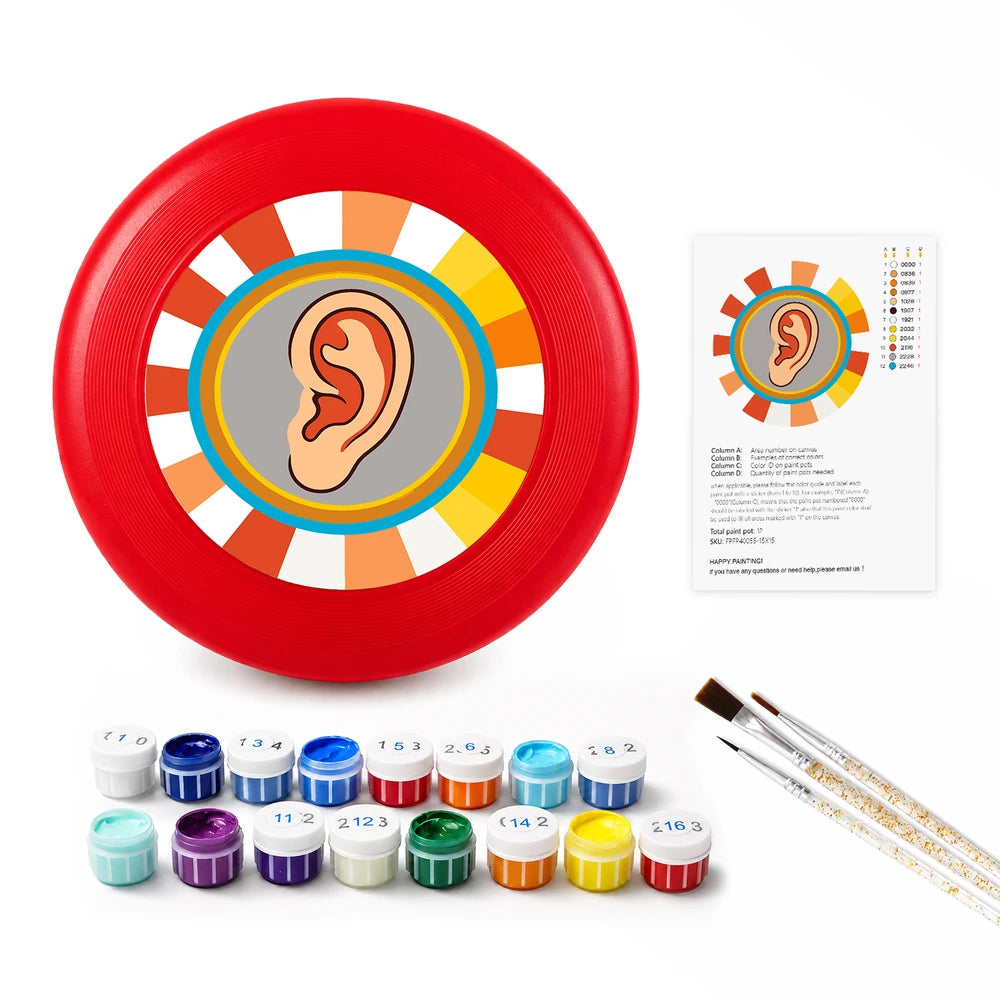 Paint by Numbers - Frisbee | Pop Art Ear