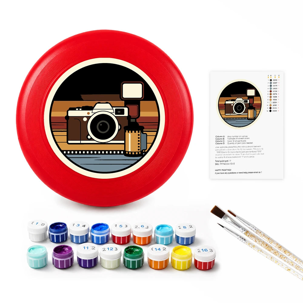 
Paint by Numbers - Frisbee | Retro Camera and Film