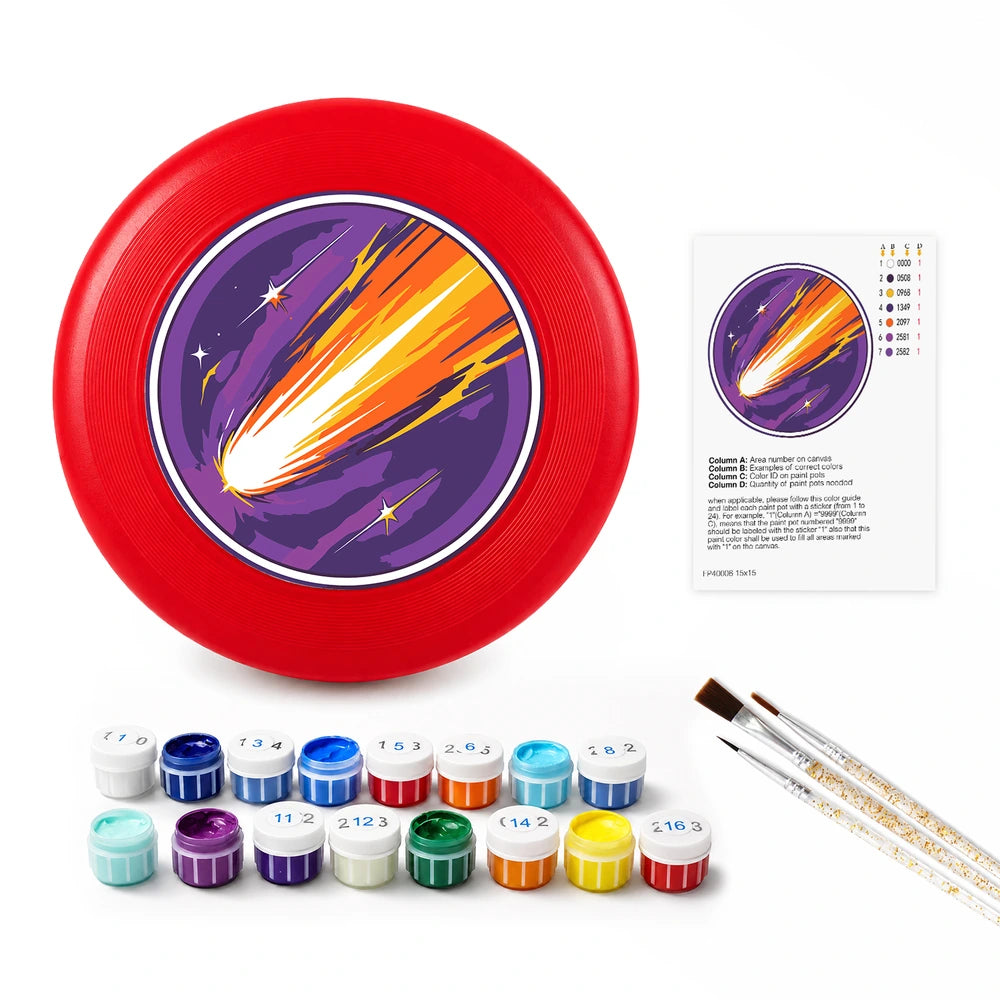 Paint by Numbers - Frisbee | Shooting Comet
