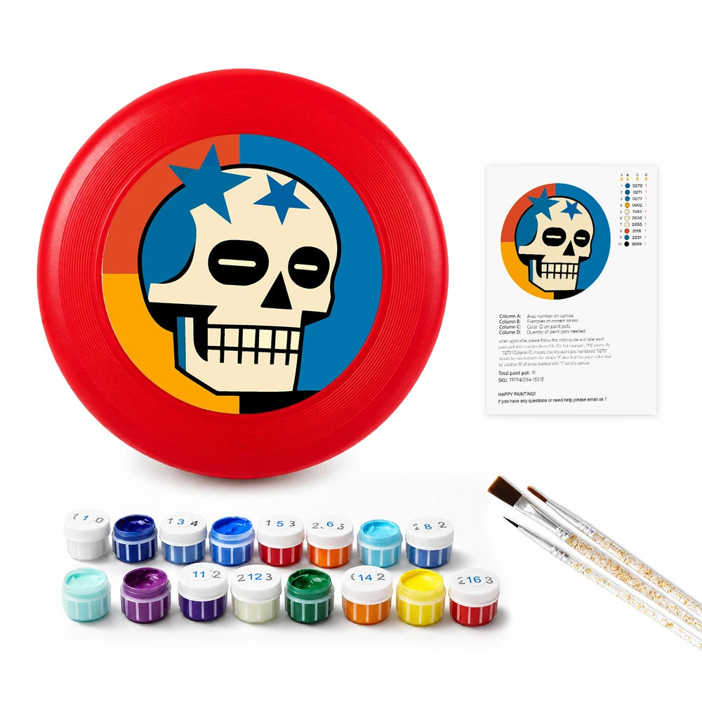 
Paint by Numbers - Frisbee | Star Skull