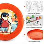 Paint by Numbers - Frisbee | Surfing Penguin