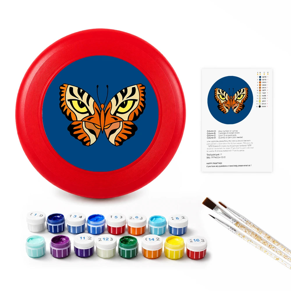
Paint by Numbers - Frisbee | Tiger Wing Butterfly
