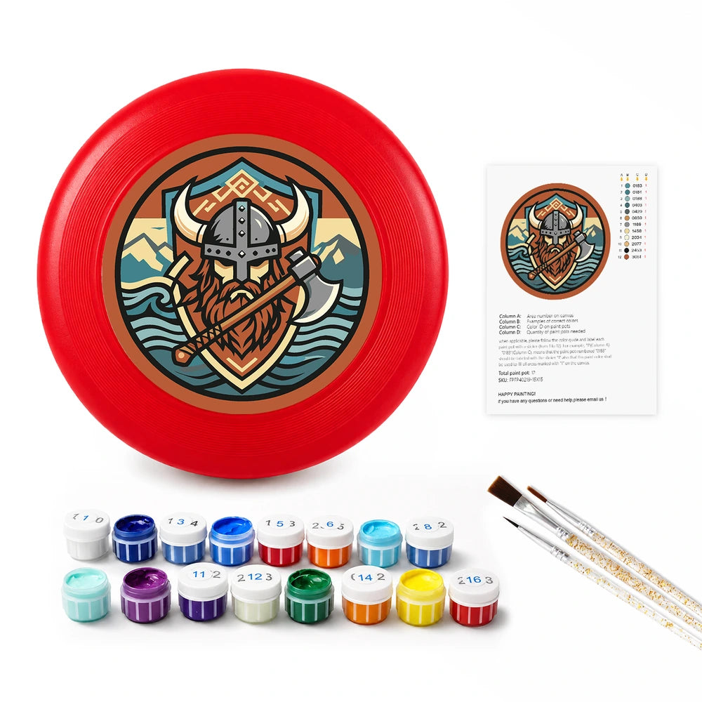 Paint by Numbers - Frisbee | Viking Warrior