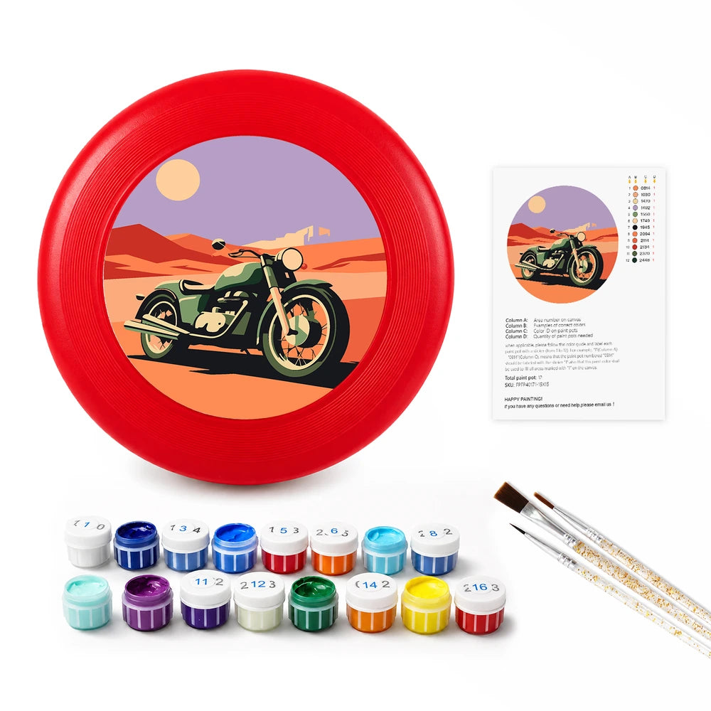 
Paint by Numbers - Frisbee | Vintage Motorcycle