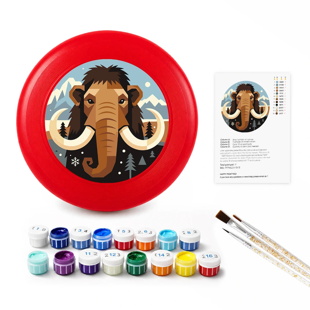 
Paint by Numbers - Frisbee | Woolly Mammoth