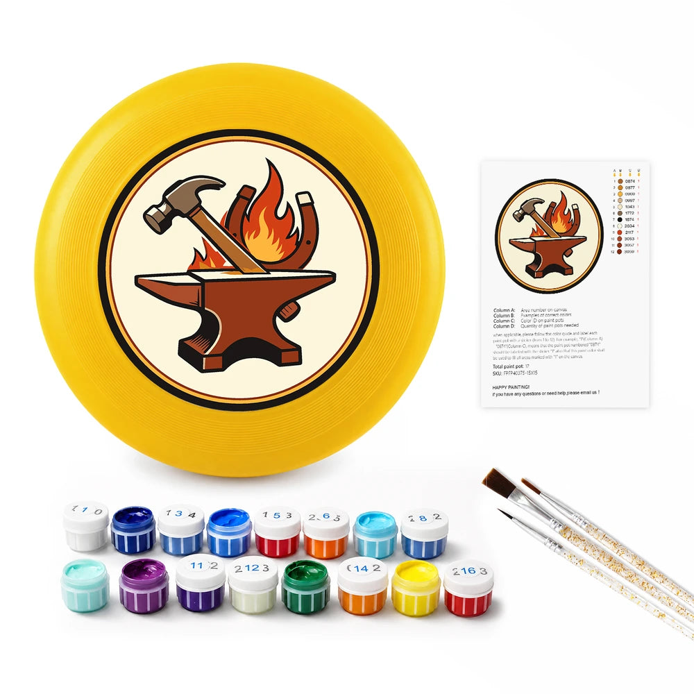 
Paint by Numbers - Frisbee | Anvil and Hammer