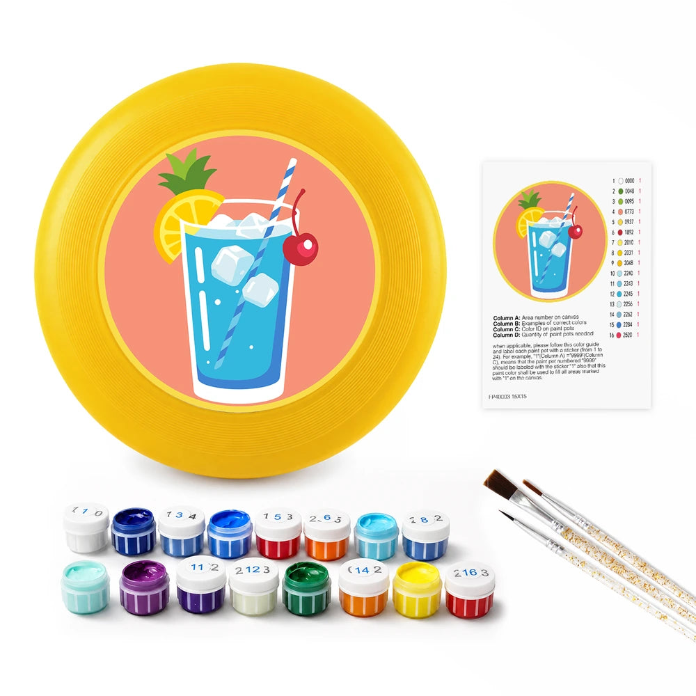 
Paint by Numbers - Frisbee | Blue Lagoon Cooler