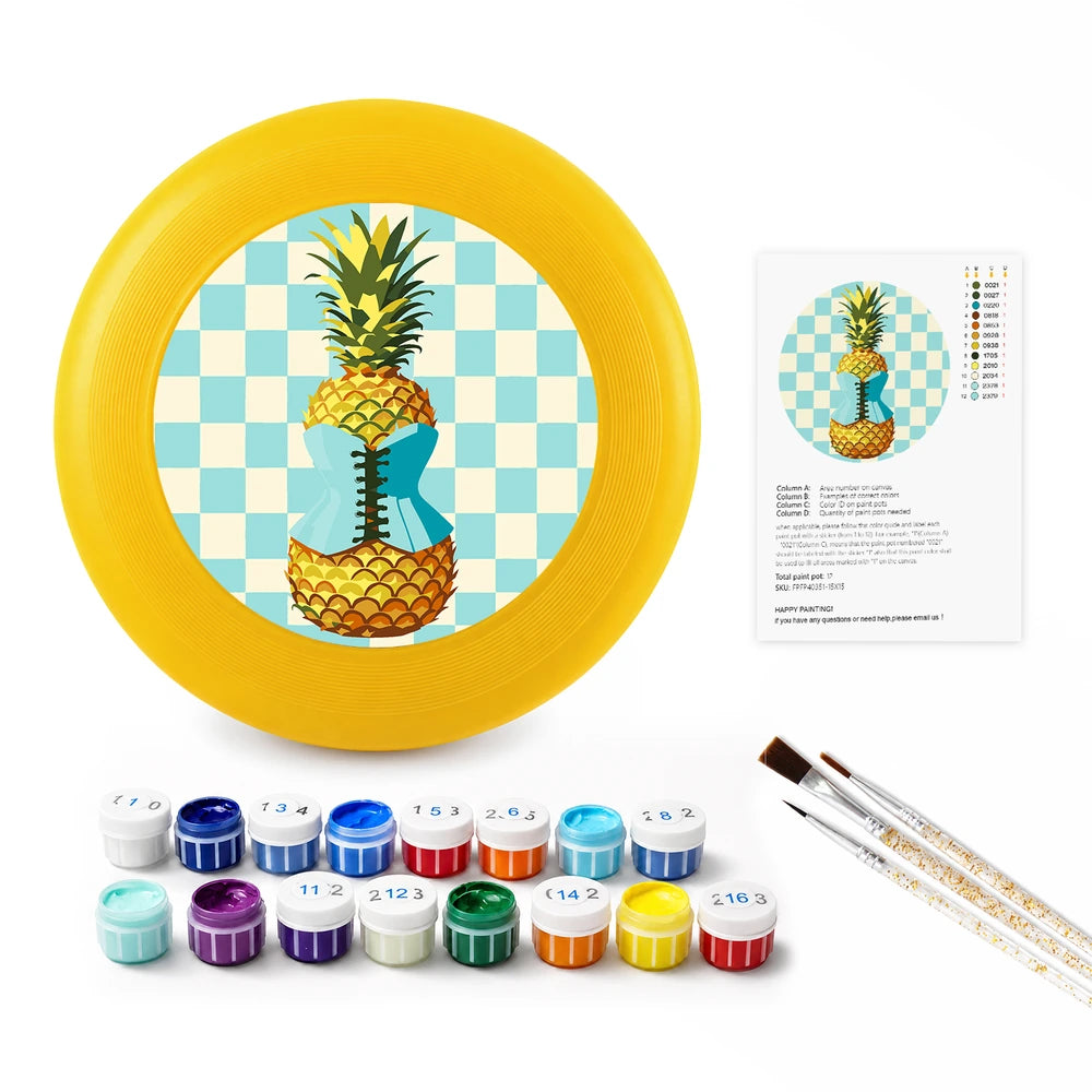 
Paint by Numbers - Frisbee | Checkerboard Pineapple