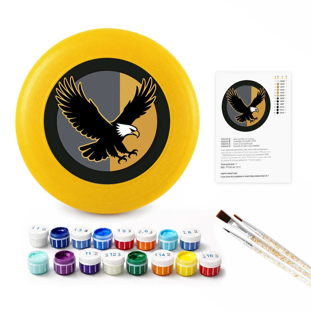 
Paint by Numbers - Frisbee | Eagle Emblem