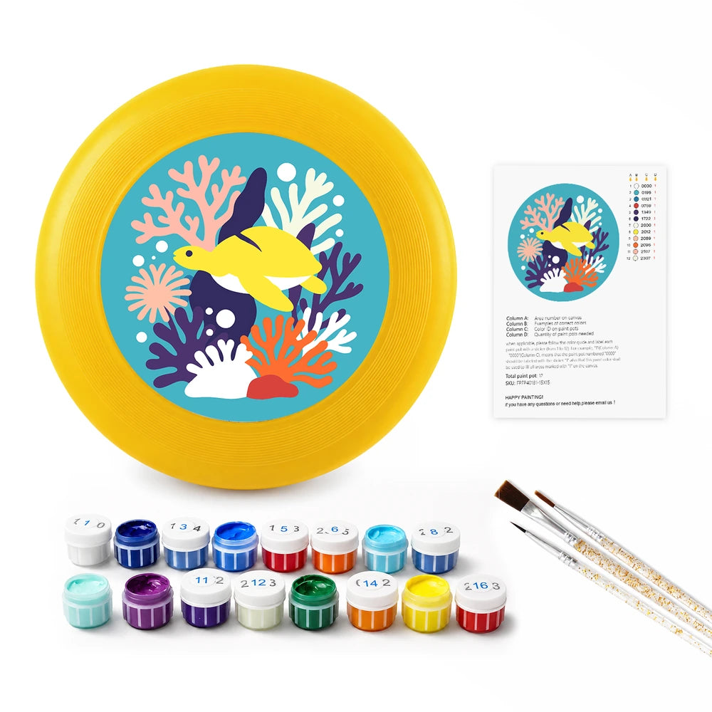 Paint by Numbers - Frisbee | Fish on the Reef
