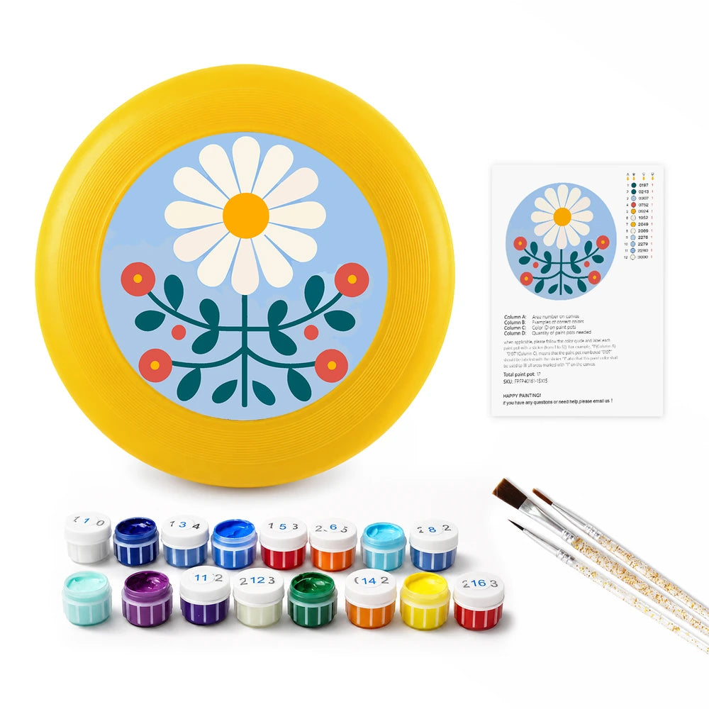 Paint by Numbers - Frisbee | Folk Daisy