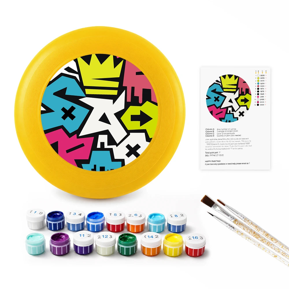 
Paint by Numbers - Frisbee | Graffiti Crown