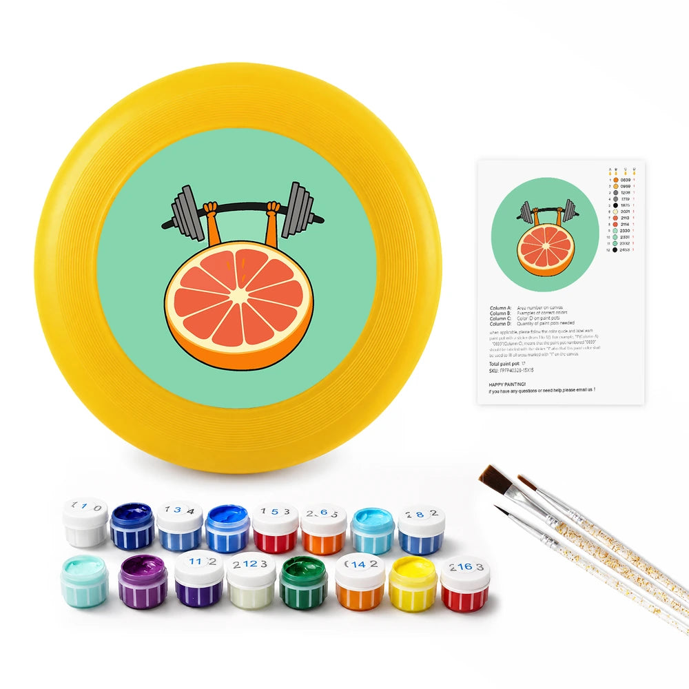 Paint by Numbers - Frisbee | Grapefruit Workout