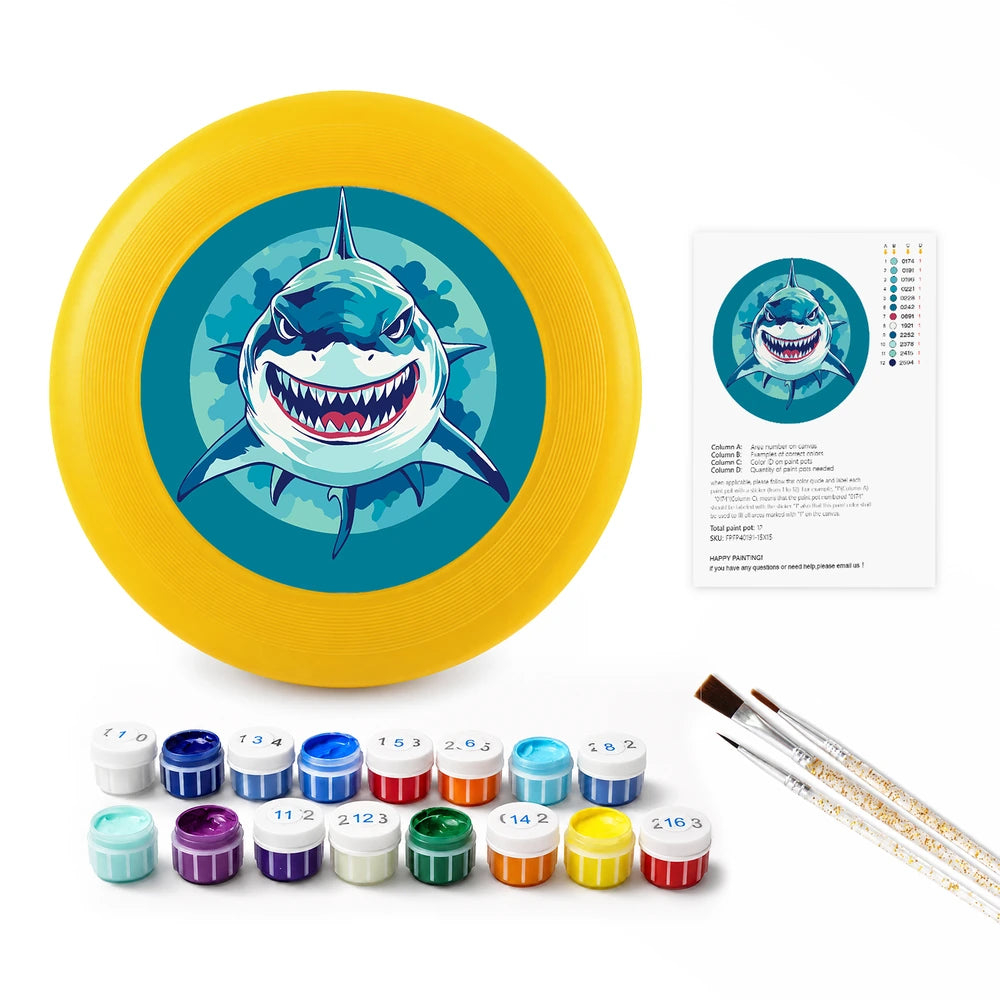 Paint by Numbers - Frisbee | Great White Shark