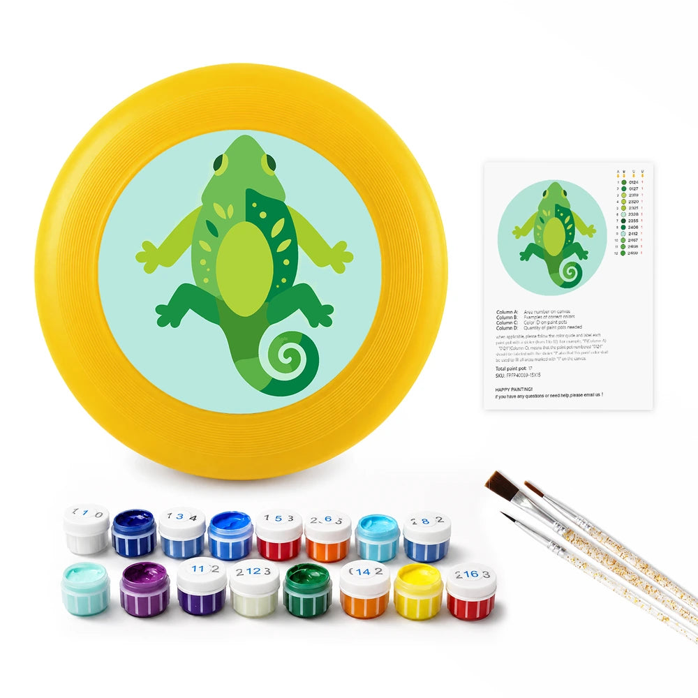 
Paint by Numbers - Frisbee | Green Gecko