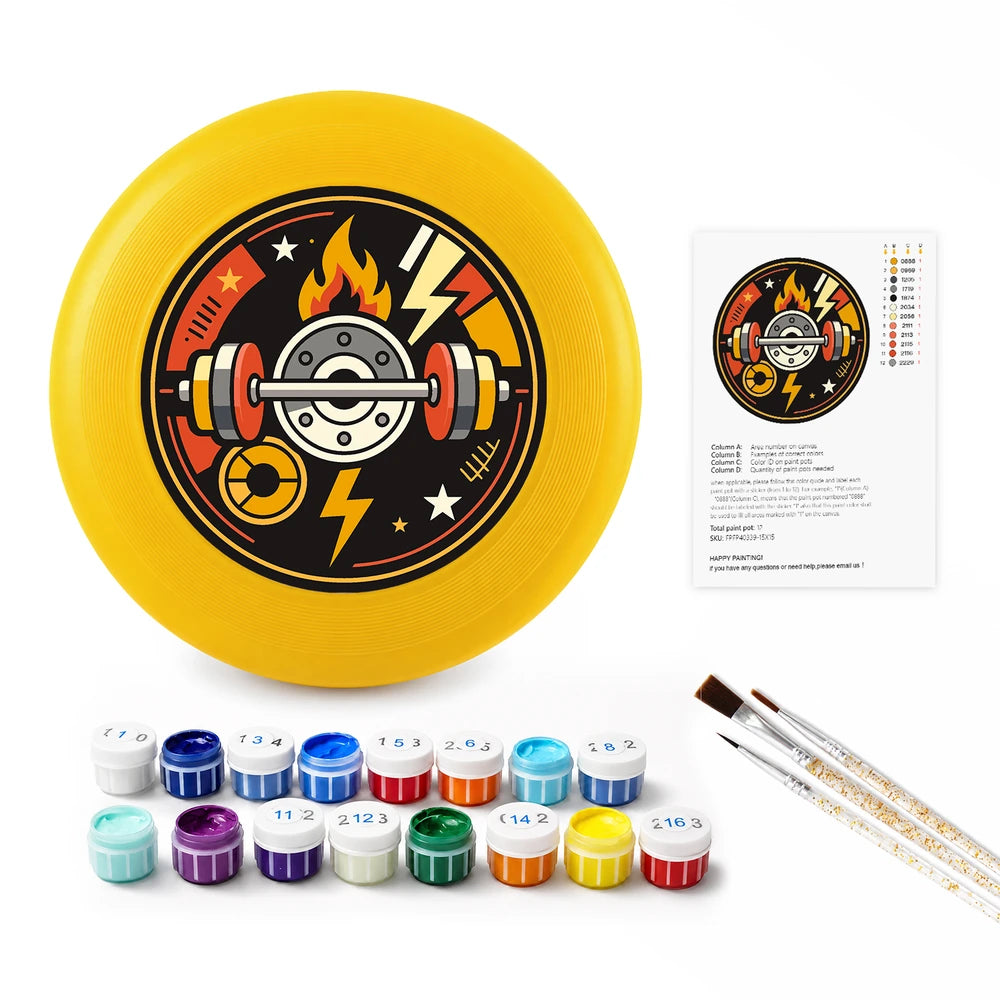 Paint by Numbers - Frisbee | Gym Badge