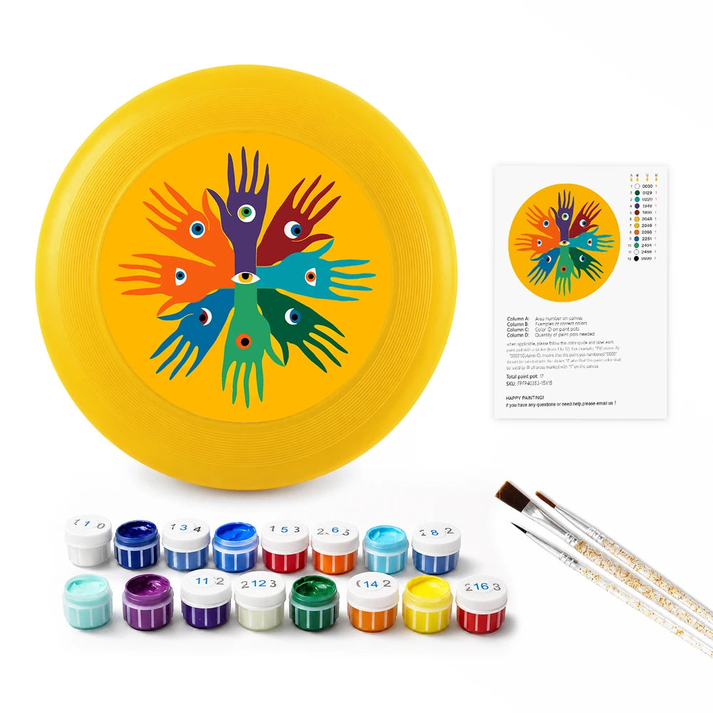 
Paint by Numbers - Frisbee | Hands and Eyes