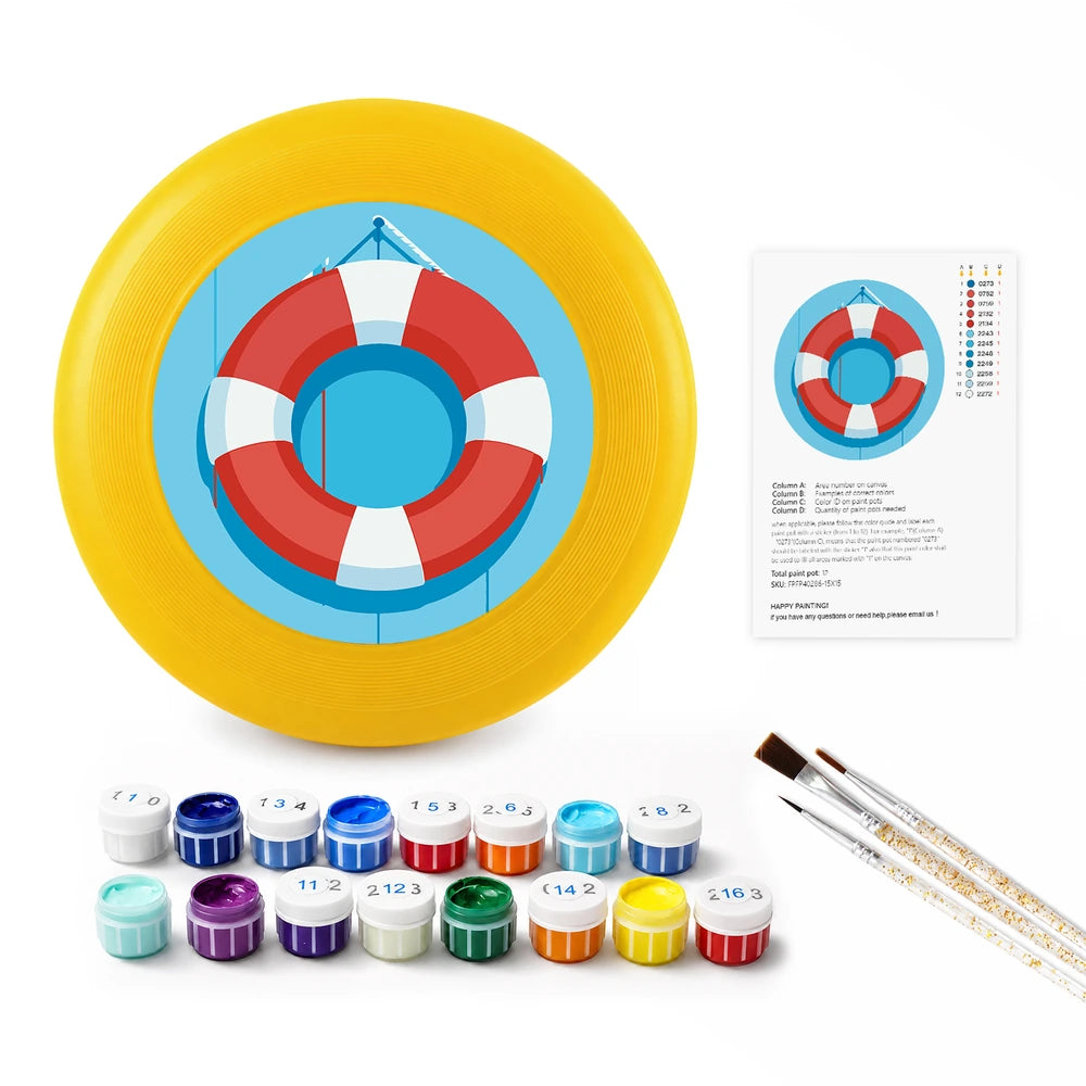 
Paint by Numbers - Frisbee | Life Ring
