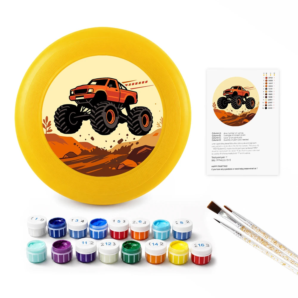 
Paint by Numbers - Frisbee | Monster Truck