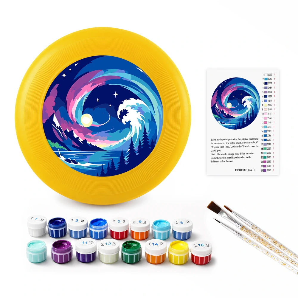 
Paint by Numbers - Frisbee | Moonlit Wave