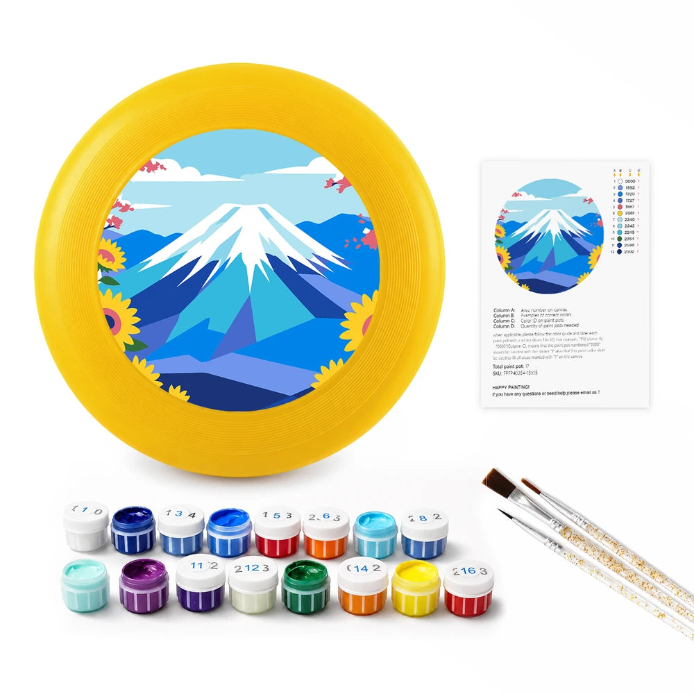 
Paint by Numbers - Frisbee | Mount Fuji in Bloom