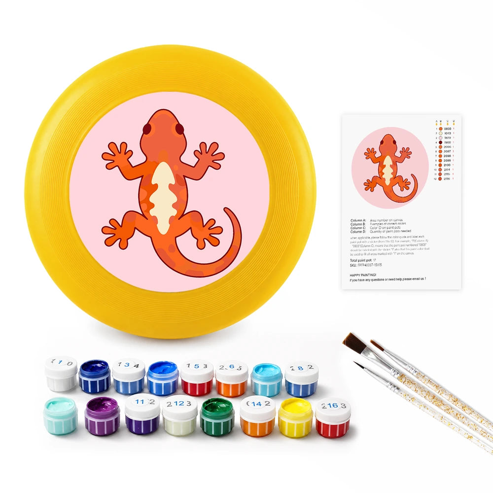 
Paint by Numbers - Frisbee | Orange Lizard