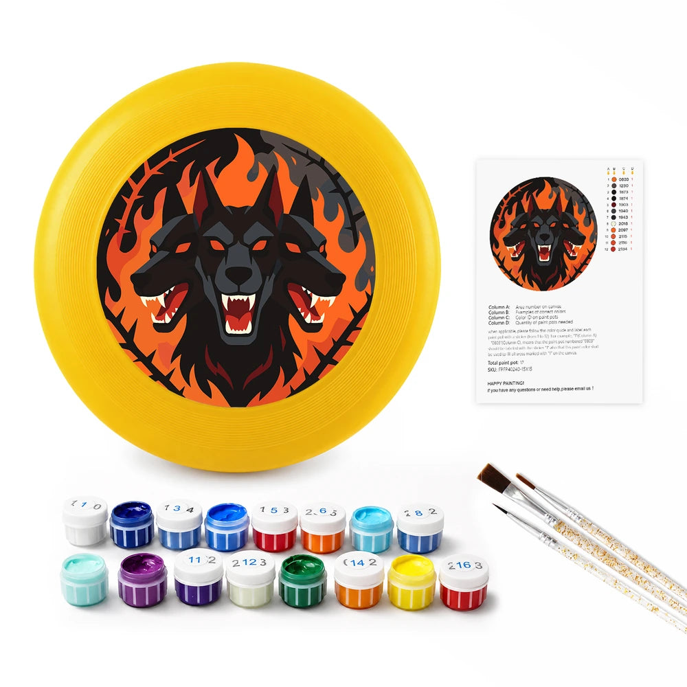 Paint by Numbers - Frisbee | Panther in Flames