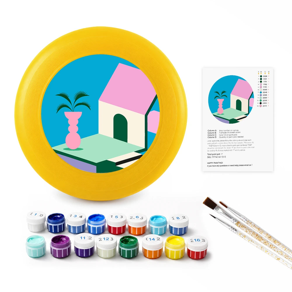 
Paint by Numbers - Frisbee | Pastel House