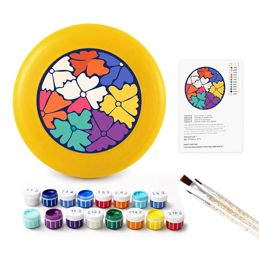 
Paint by Numbers - Frisbee | Petal Collage