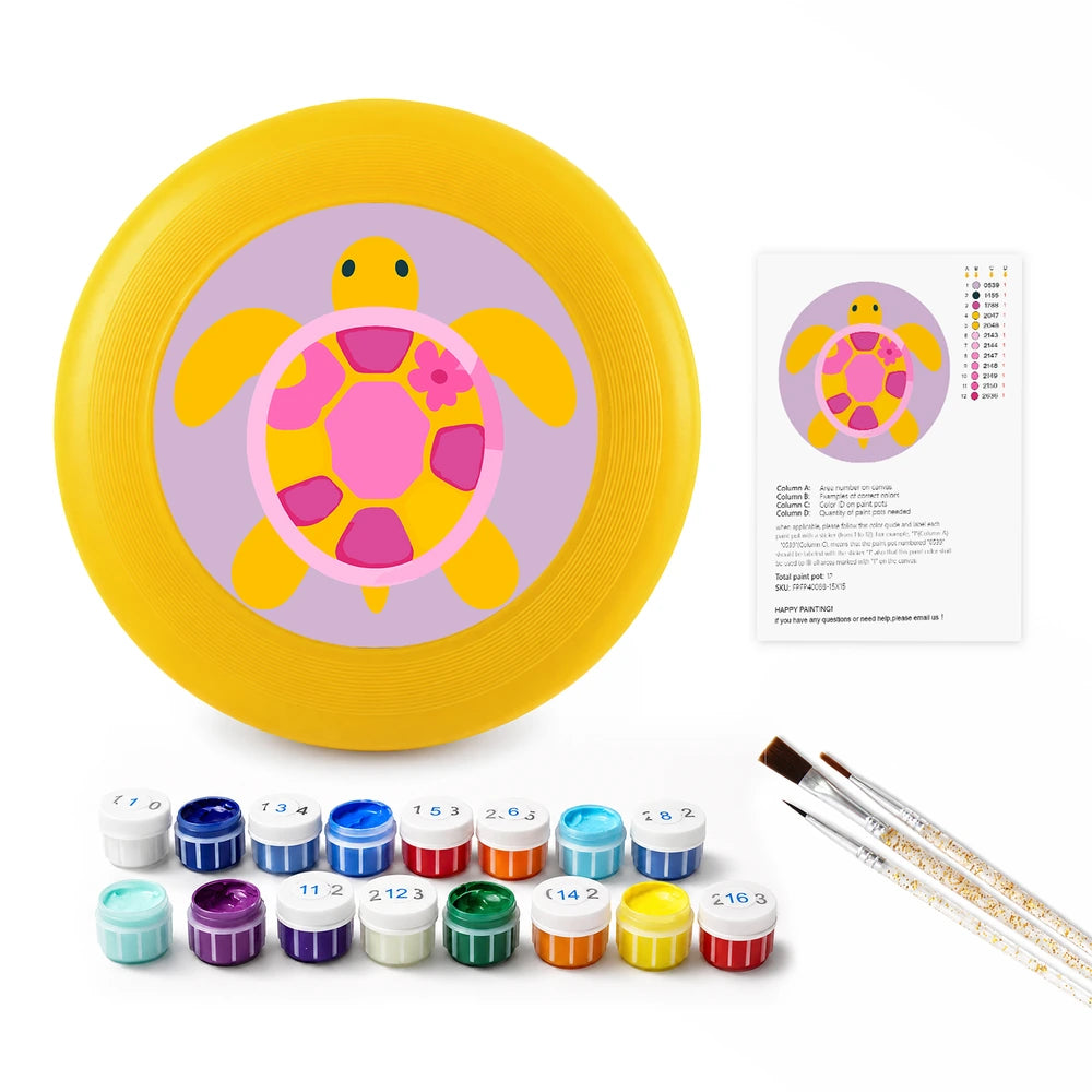 
Paint by Numbers - Frisbee | Pink Turtle