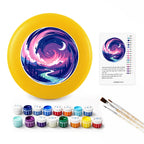 Paint by Numbers - Frisbee | Pink Wave Swirl