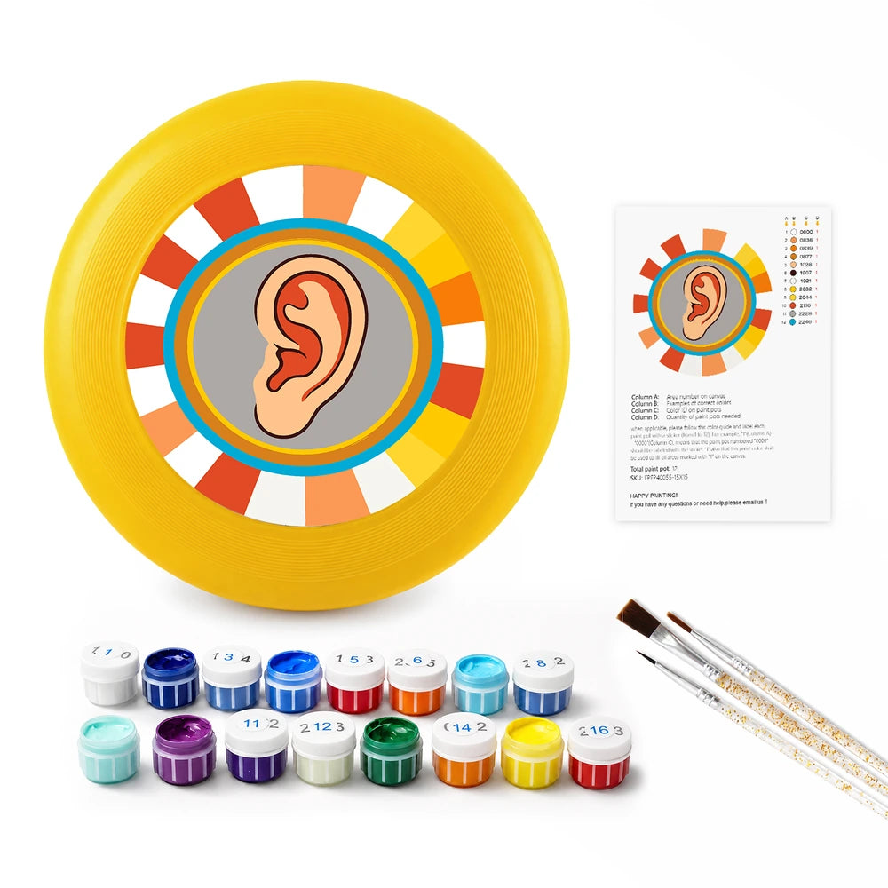 Paint by Numbers - Frisbee | Pop Art Ear