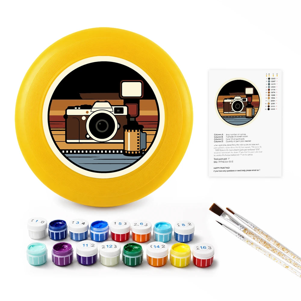 
Paint by Numbers - Frisbee | Retro Camera and Film