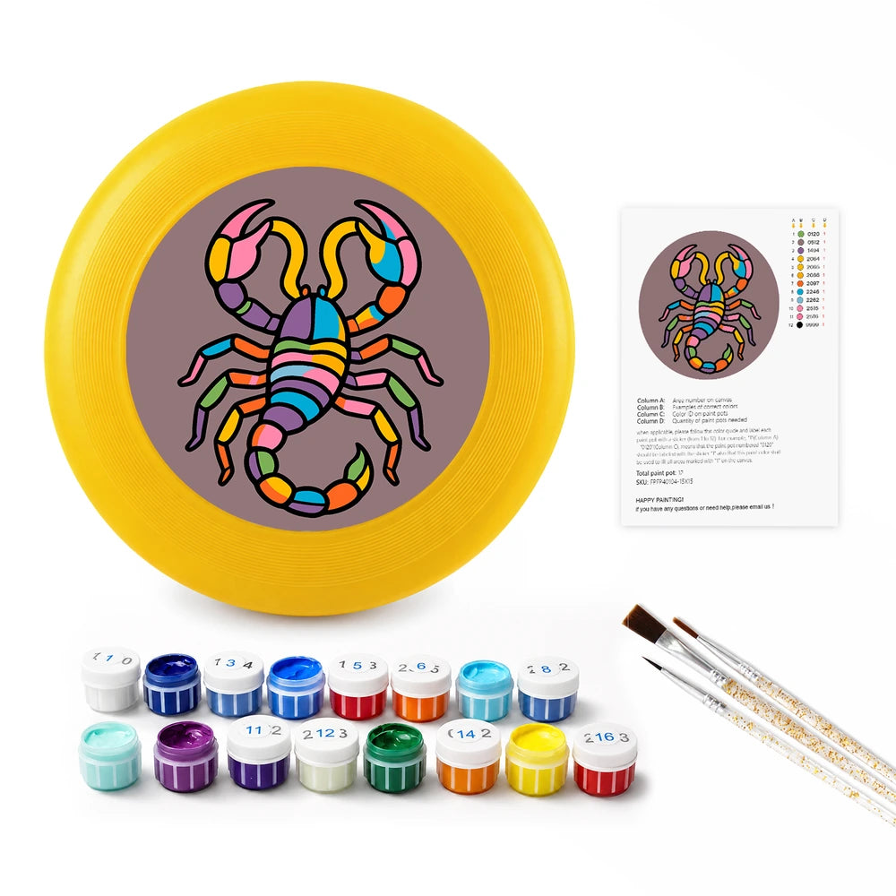 Paint by Numbers - Frisbee | Scorpio Sign