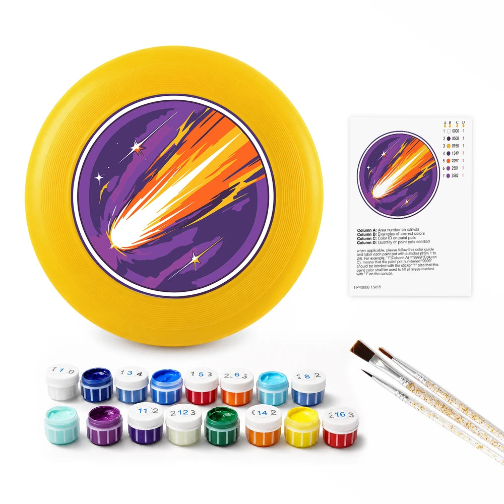 Paint by Numbers - Frisbee | Shooting Comet