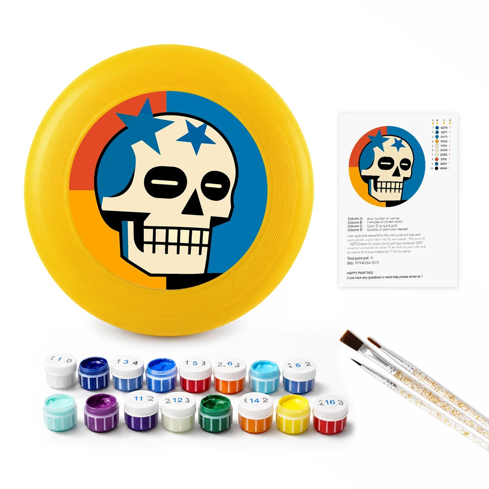 
Paint by Numbers - Frisbee | Star Skull