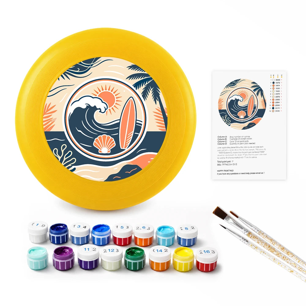 Paint by Numbers - Frisbee | Surf and Sun