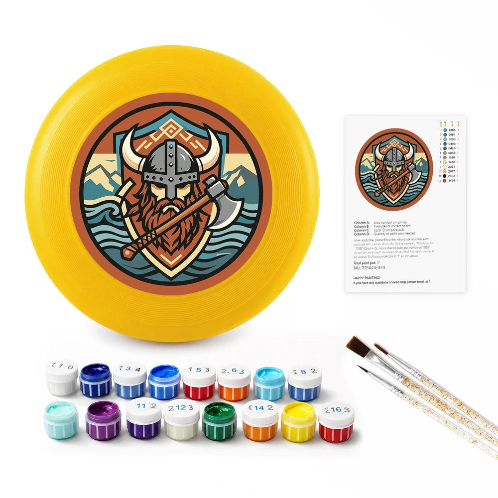 Paint by Numbers - Frisbee | Viking Warrior