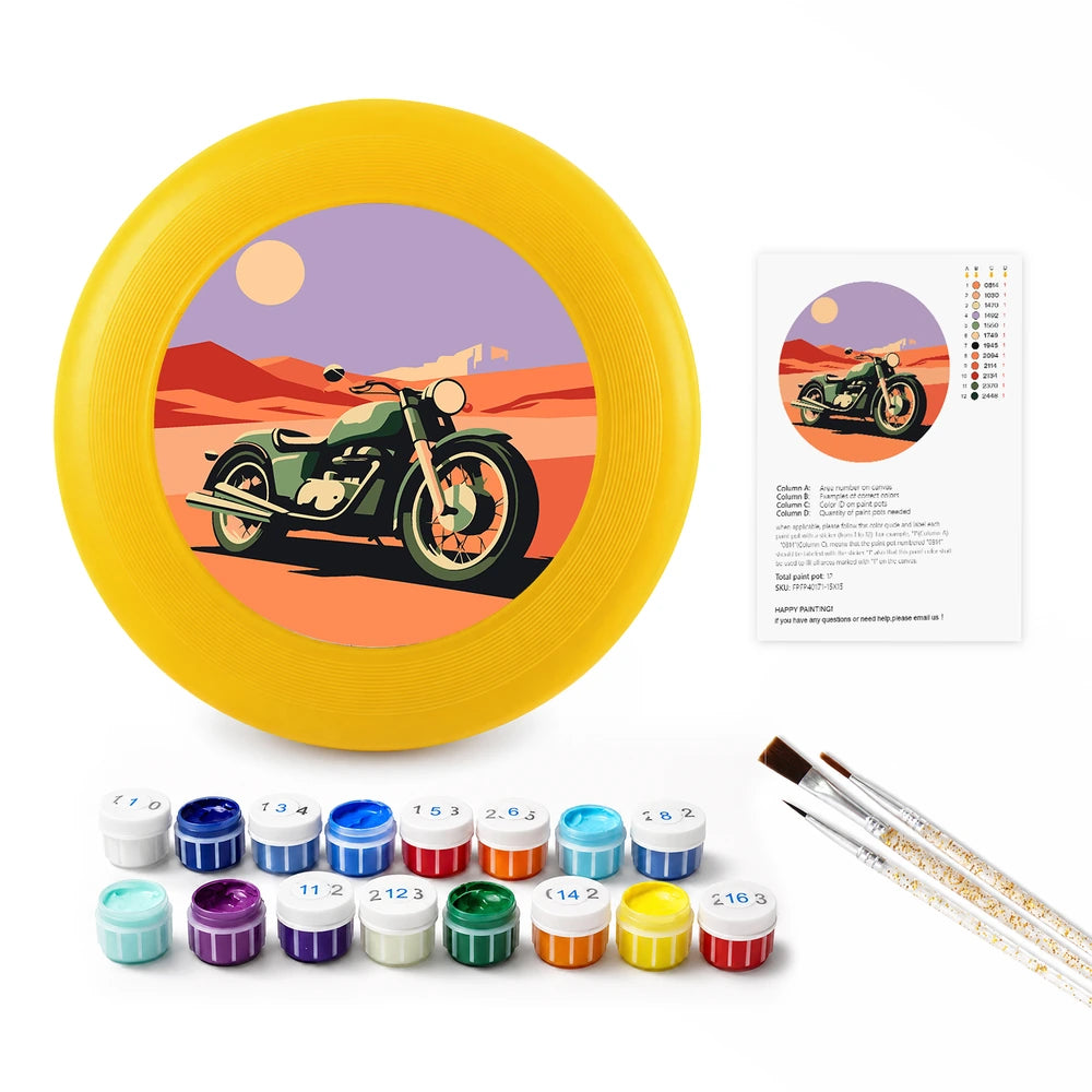 
Paint by Numbers - Frisbee | Vintage Motorcycle