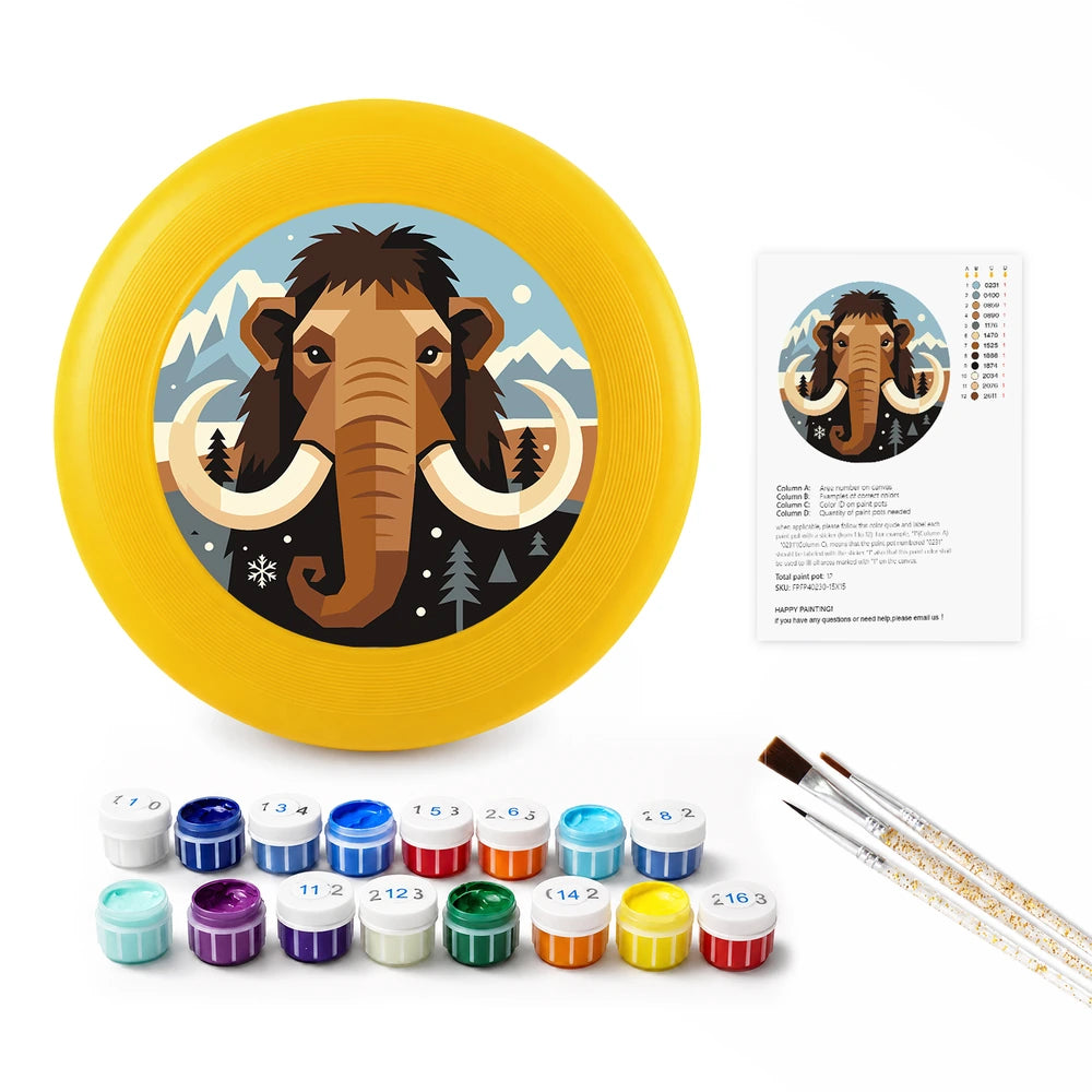 Paint by Numbers - Frisbee | Woolly Mammoth