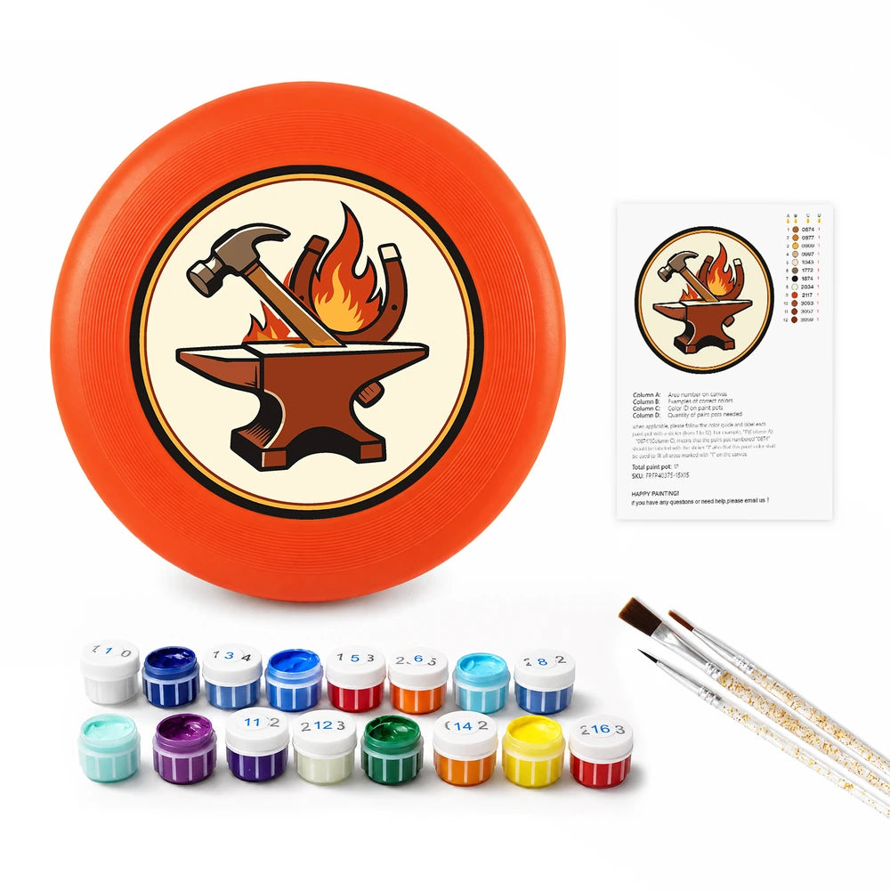 
Paint by Numbers - Frisbee | Anvil and Hammer
