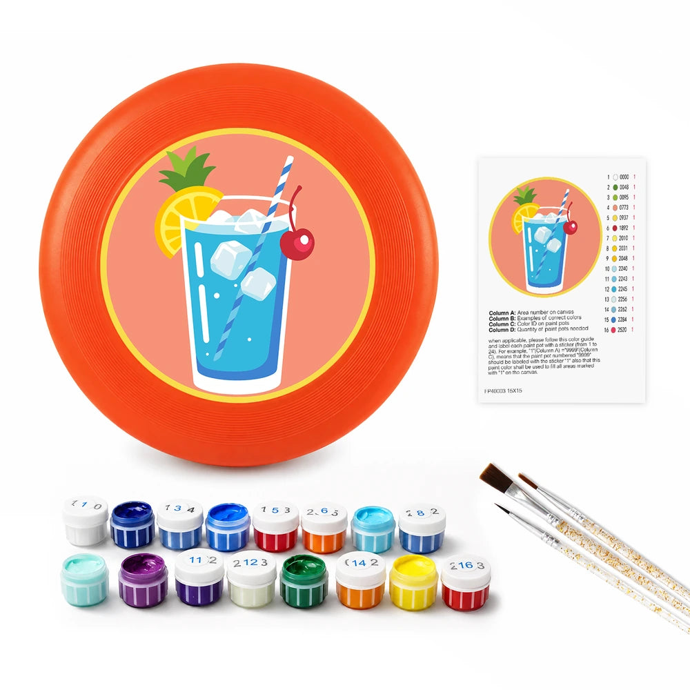 
Paint by Numbers - Frisbee | Blue Lagoon Cooler