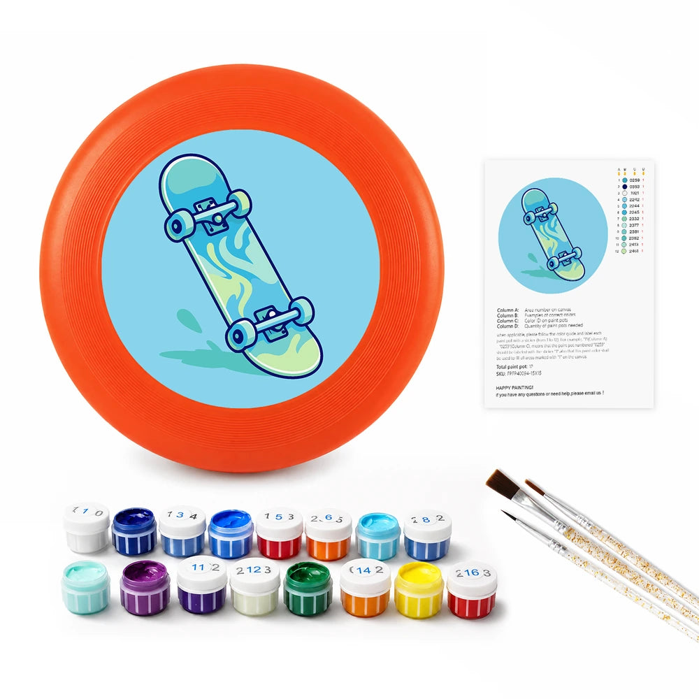 
Paint by Numbers - Frisbee | Blue Skateboard