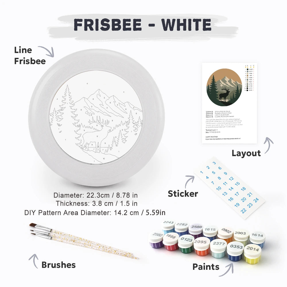 
Paint by Numbers - Frisbee | Deer in the Mountains
