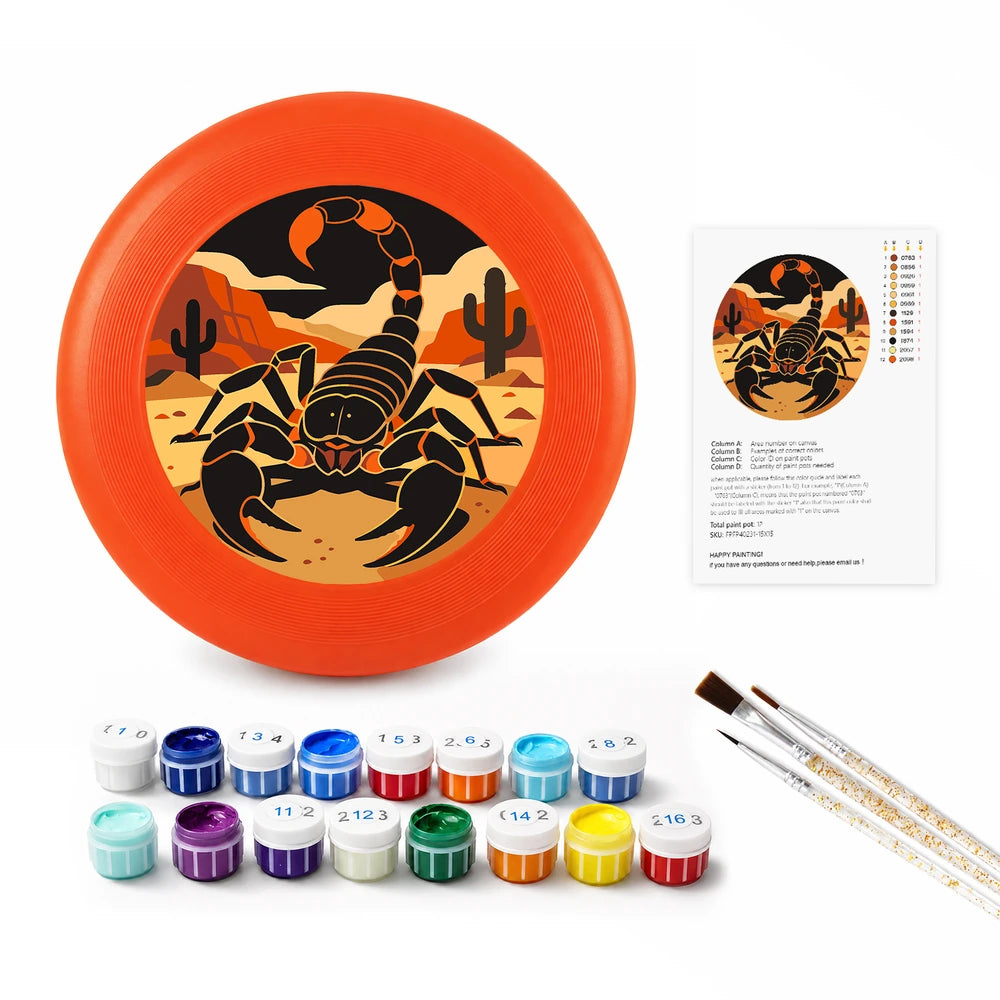 
Paint by Numbers - Frisbee | Desert Scorpion