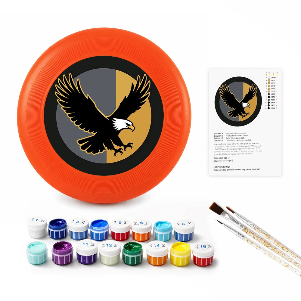 
Paint by Numbers - Frisbee | Eagle Emblem